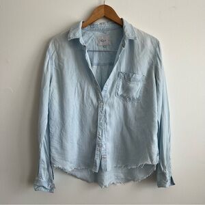 Rails Light Blue Lightweight Button Up Shirt